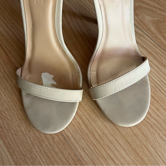 Anne Michelle Nude Strap Stiletto Heels Women’s 7/37 - Picture 6 of 12